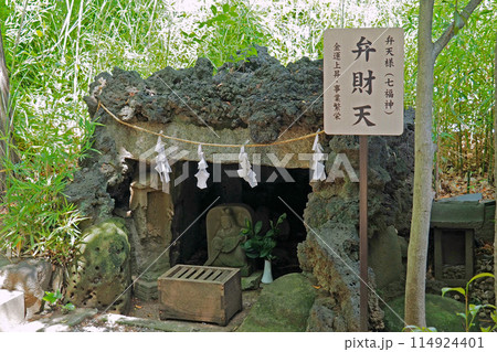 鳩ケ谷氷川神社の弁財天【埼玉県川口市】 114924401