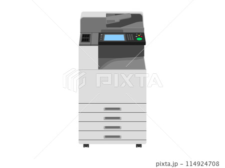 業務用プリンターのイラスト 114924708