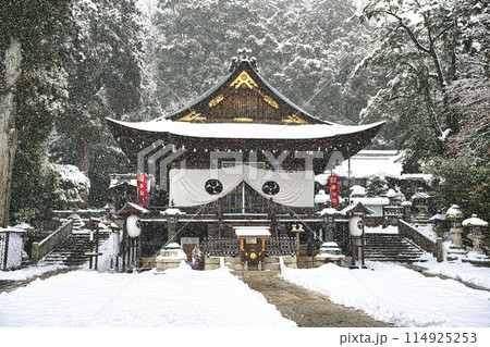 日群八幡宮 雪景色 2023年1月 日群八幡宮 雪景色 2023年1月 114925253