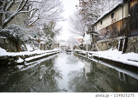 八幡堀雪景色　2023年1月 114925275