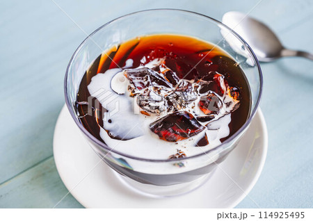 グラスデザート コーヒーゼリー グラスデザート コーヒーゼリー 114925495