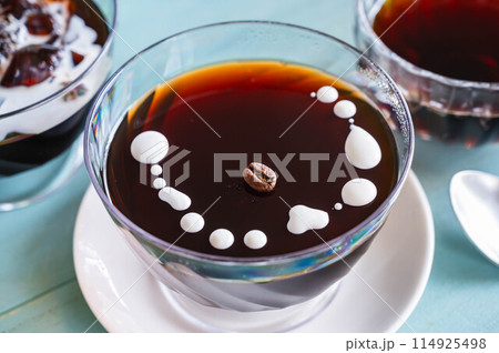 ドリップコーヒーゼリー ドリップコーヒーゼリー 114925498