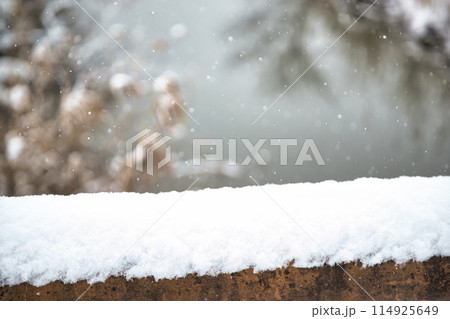 雪のある風景 雪のある風景 114925649