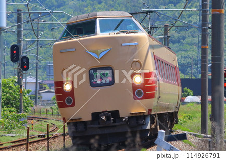 伯備線　381系 114926791