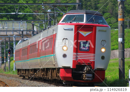 伯備線　381系 114926819