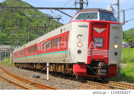 伯備線　381系 114926827