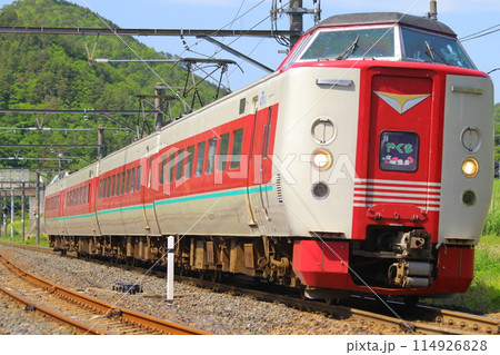 伯備線　381系 114926828