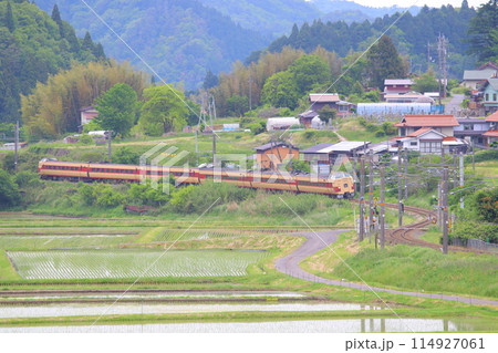 伯備線　381系 114927061