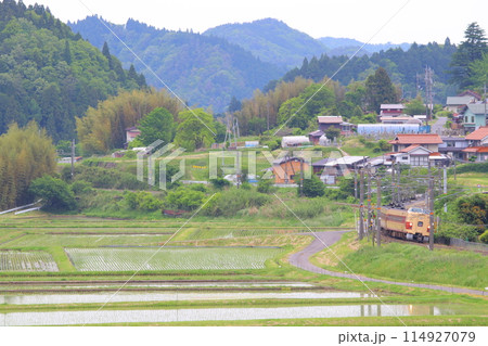 伯備線　381系 114927079