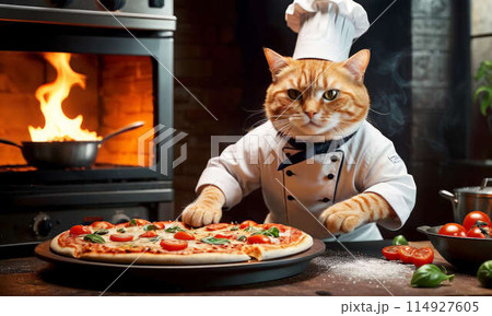The cat is a chef 114927605