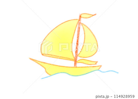 夏の海のヨット 夏の海のヨット 114928959