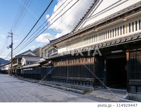 日本遺産に選定される坂越の街並み（兵庫県赤穂市） 114929447