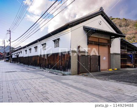 酒蔵 日本遺産に選定される坂越の街並み（兵庫県赤穂市） 114929488