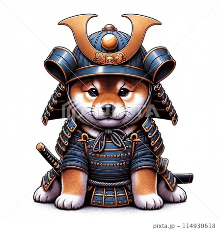 柴犬 Shiba Inuのイラスト素材 [114930618] - PIXTA