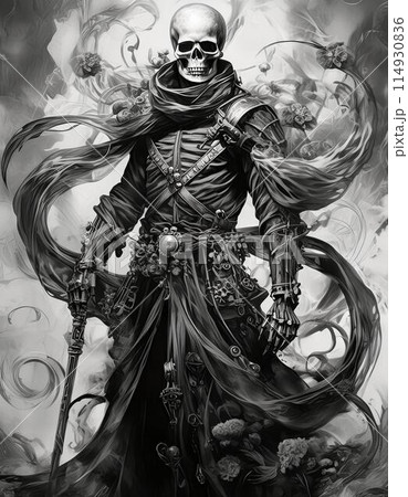 暗黒世界から来た骸骨の騎士たち	 114930836