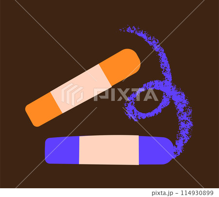 Pastel crayons pastel crayons vector Pastel crayons pastel crayons vector 114930899