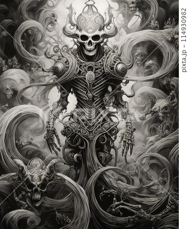 暗黒の世界で禁断の悪魔が集う黙示録	 114930982