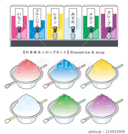 かき氷＆シロップセット 114932009