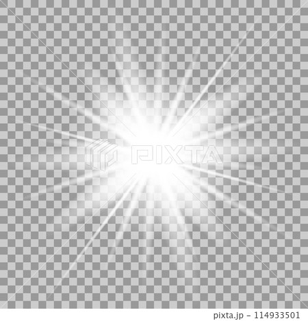 Vector glowing light effect . 114933501