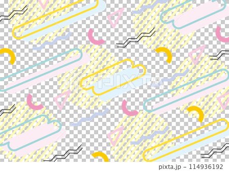 復古流行背景圖案昭和復古平成復古孟菲斯 復古流行背景圖案昭和復古平成復古孟菲斯 114936192
