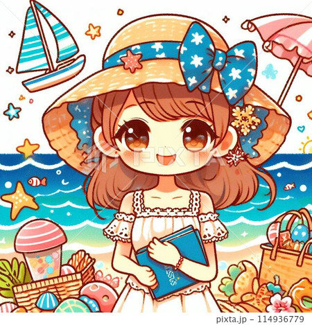 夏と海と綺麗な女の子 114936779
