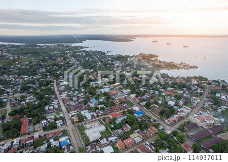 Panorama of Bluefields town 114937011