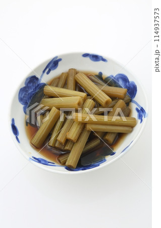 ふきの煮物俯瞰 ふきの煮物俯瞰 114937573