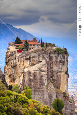 Monastery of the Holy Trinity i in Meteora, Greece Monastery of the Holy Trinity i in Meteora, Greece 114937801