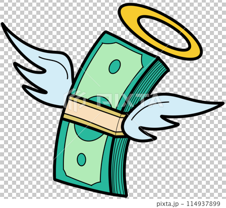 God of money illustration 114937899