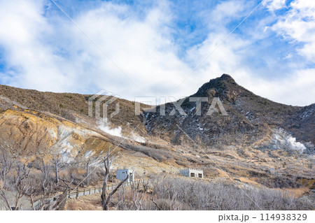 神奈川県箱根町　大涌谷 114938329