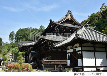 三室戸寺　本堂と阿弥陀堂 114938956