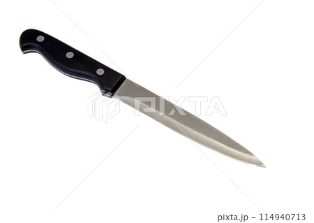 Chefs kitchen knife isolated on white background 114940713