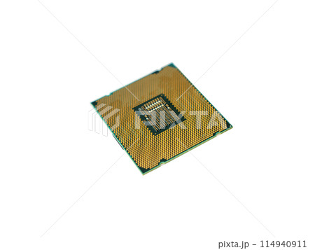 Central processing unit CPU or Microprocessor close up 114940911