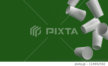 The Coffee paper cup for hot drink concept 3d rendering. The Coffee paper cup for hot drink concept 3d rendering. 114942592