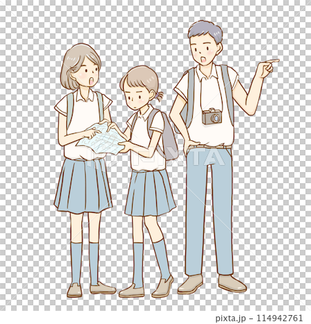 同學們正在前往目的地的路上 同學們正在前往目的地的路上 114942761