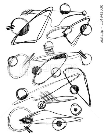 Hand-drawn geometric original pattern illustration Hand-drawn geometric original pattern illustration 114943030