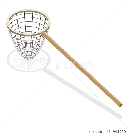 3D Isometric Flat Vector Set of Wild Animal and Insect Traps, Hunting and Trapping. Item 6 114943920