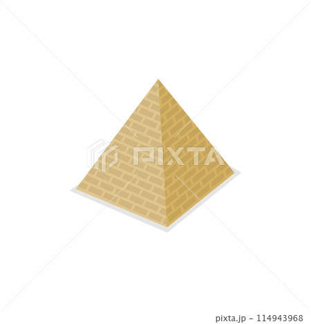 3D Isometric Flat Vector Set of Egypt Symbols,...のイラスト素材 [114943968 ...