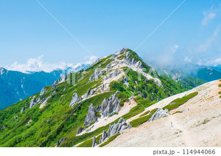 夏の燕岳登山（燕山荘～燕岳山頂） 114944066