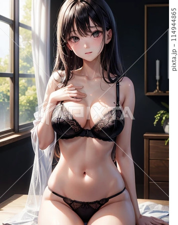 イラストで描いた大人の女性 114944865