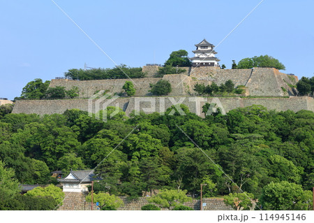 【香川県】日本一高い石垣が見事な丸亀城 【香川県】日本一高い石垣が見事な丸亀城 114945146