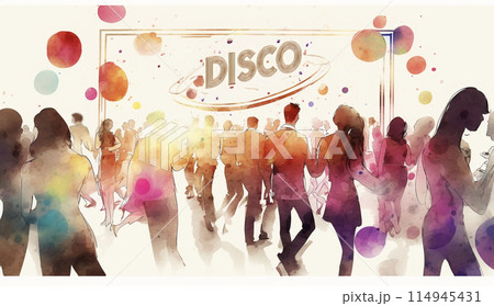 クラブとかディスコで踊りに興じている若者たち