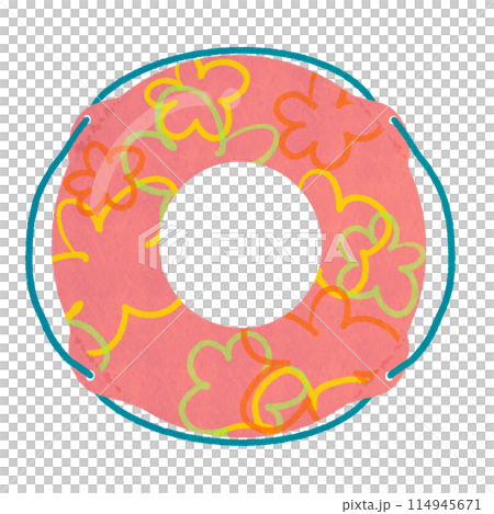 花車（橘色） 114945671