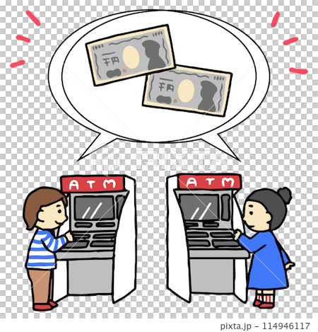 在ATM機上轉帳/提款的人 114946117