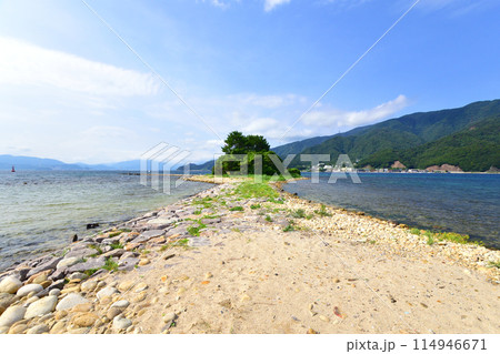 福井県水島の風景(2022年夏) 114946671