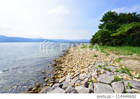 福井県水島の風景(2022年夏) 114946692