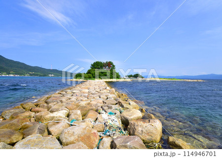 福井県水島の風景(2022年夏) 114946701