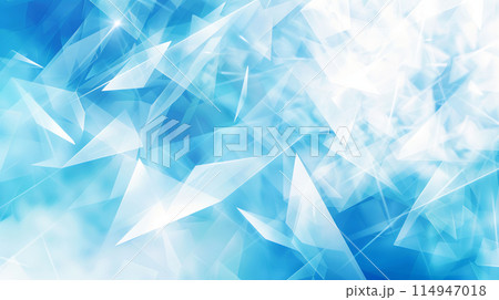 空色と白の幾何学的な背景イラスト 空色と白の幾何学的な背景イラスト 114947018
