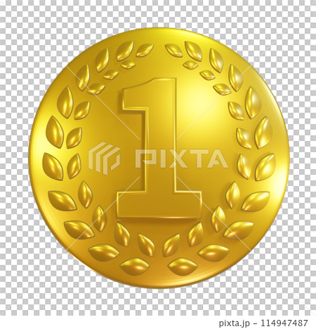 3Dの1位のゴールドメダル 3Dの1位のゴールドメダル 114947487