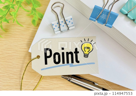 ポイントの文字とテキスト 114947553